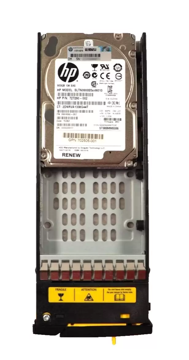 HPE 727290-002 900GB SAS 6Gb/s 10000RPM 2.5-inch Internal Hard Drive