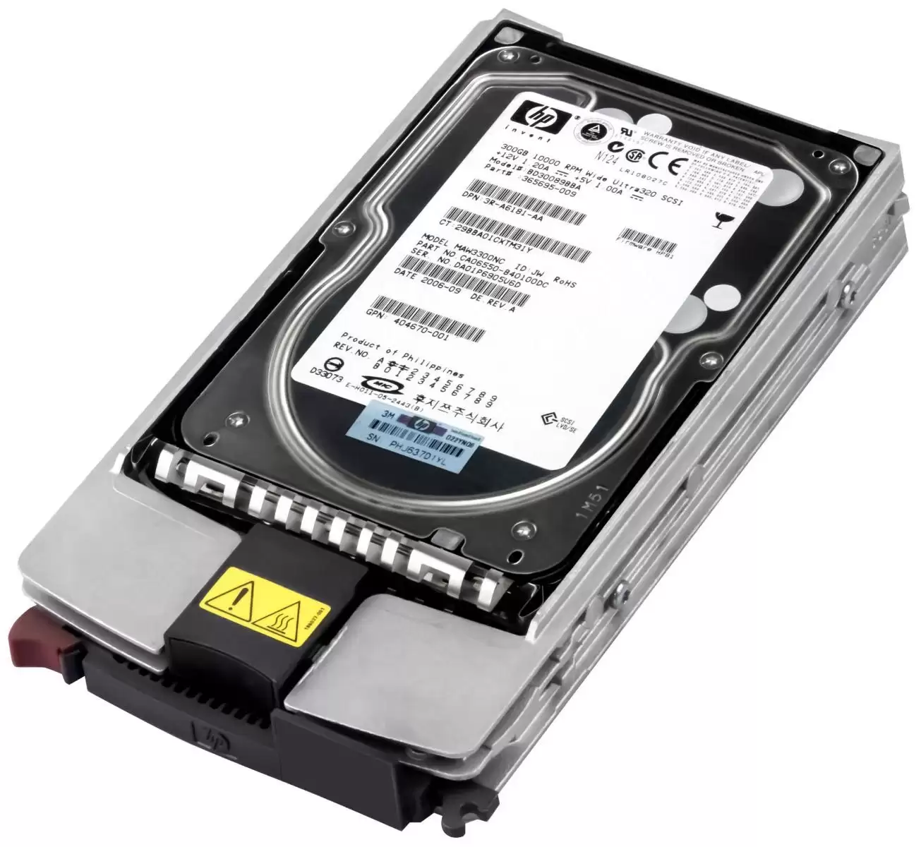 HPE 365695-009 300GB Ultra-320 SCSI 80-Pin LVD Hot Swap 10000RPM 3.5-inch Internal Hard Drive