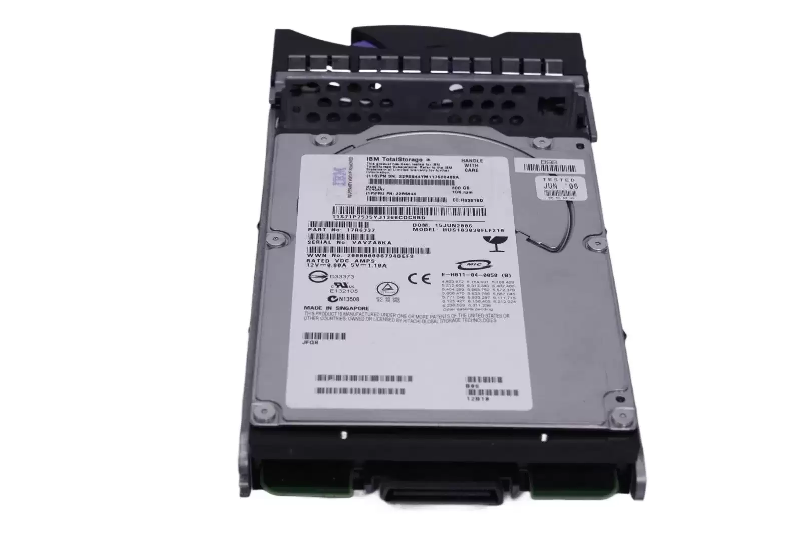 IBM 17R6337 Ultrastar 10K300 300GB Fibre Channel 2Gb/s 10000RPM 16MB Cache 3.5-inch Internal Hard Drive