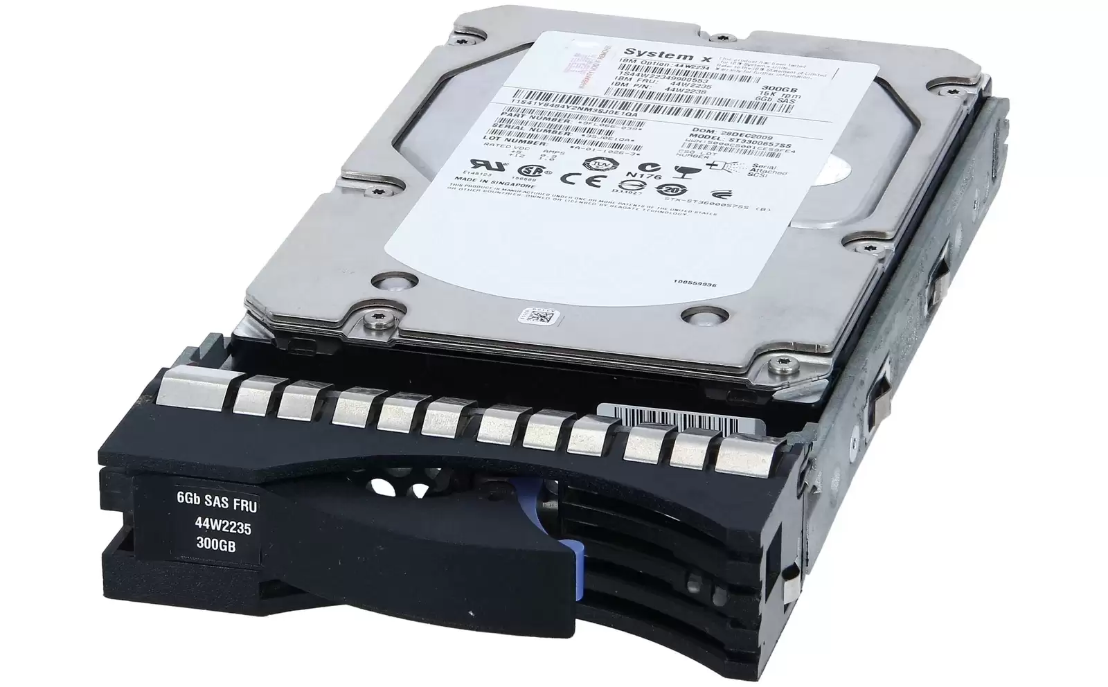 IBM 44W2234 300GB SAS 6Gb/s 15000RPM 3.5inch Internal Hard Drive with Tray for System x3350