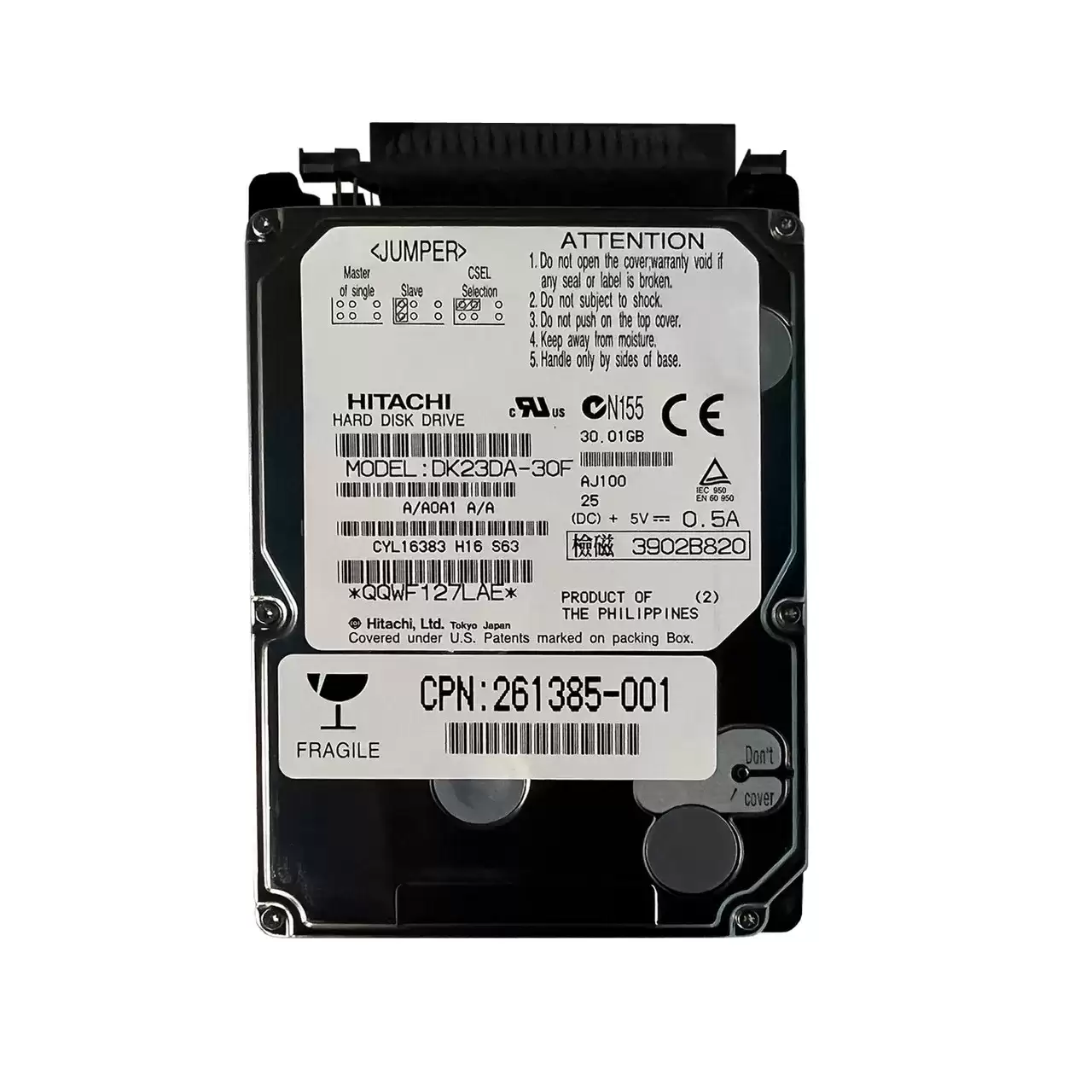 HPE 258317-001 30GB ATA-33 4200RPM 3.5-inch Internal Hard Drive