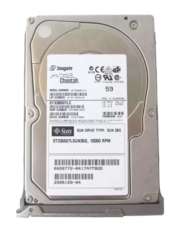 Sun X5261A 36.40GB Ultra320 SCSI 10000 rpm 8 MB Buffer 3.5 Internal Hard Drive