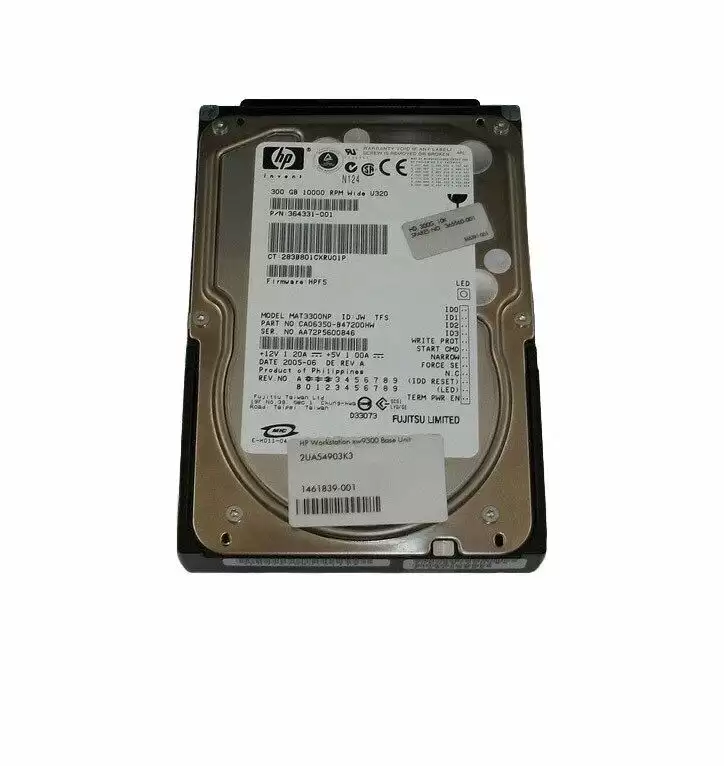 HPE 365560-001 300GB Ultra-320 SCSI 68-Pin LVD 10000RPM 3.5-inch Internal Hard Drive
