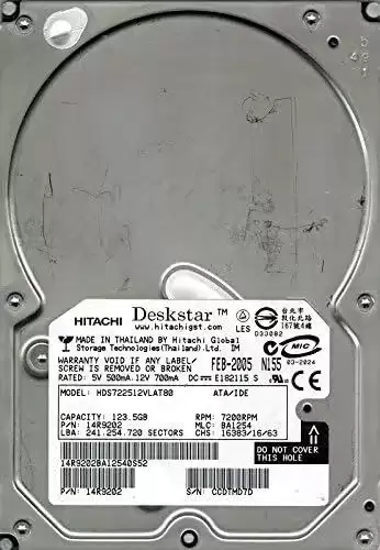 IBM 14R9202 120GB ATA-100 7200RPM 2MB Cache 3.5-inch Internal Hard Drive