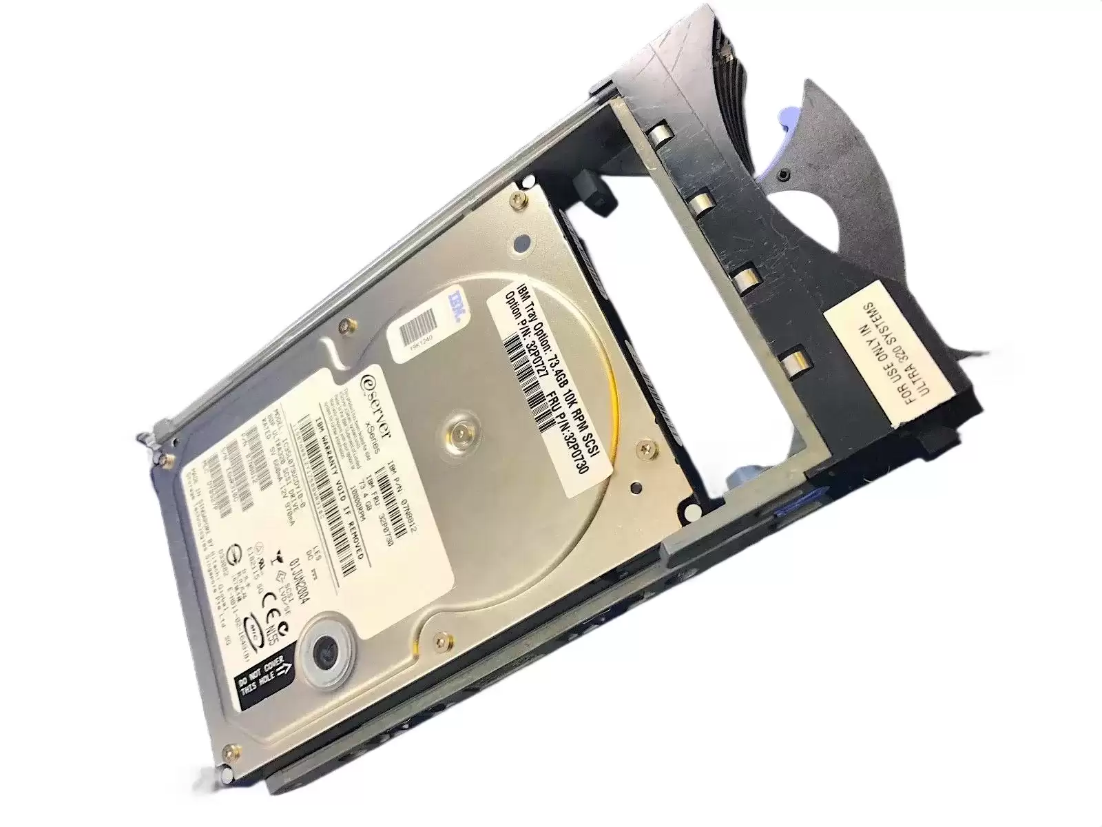 IBM 32P0727 73.4GB Ultra-320 SCSI 80-Pin Hot Swap 10000RPM 3.5-inch Internal Hard Drive