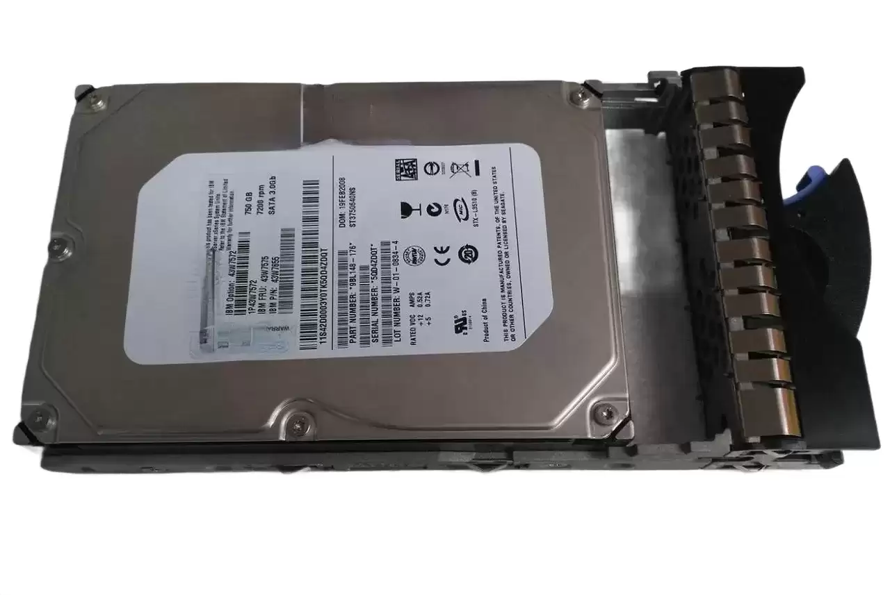 IBM 43W7572 750GB SATA 3Gb/s 7200RPM 32MB Cache 3.5inch Internal Hard Drive with Tray