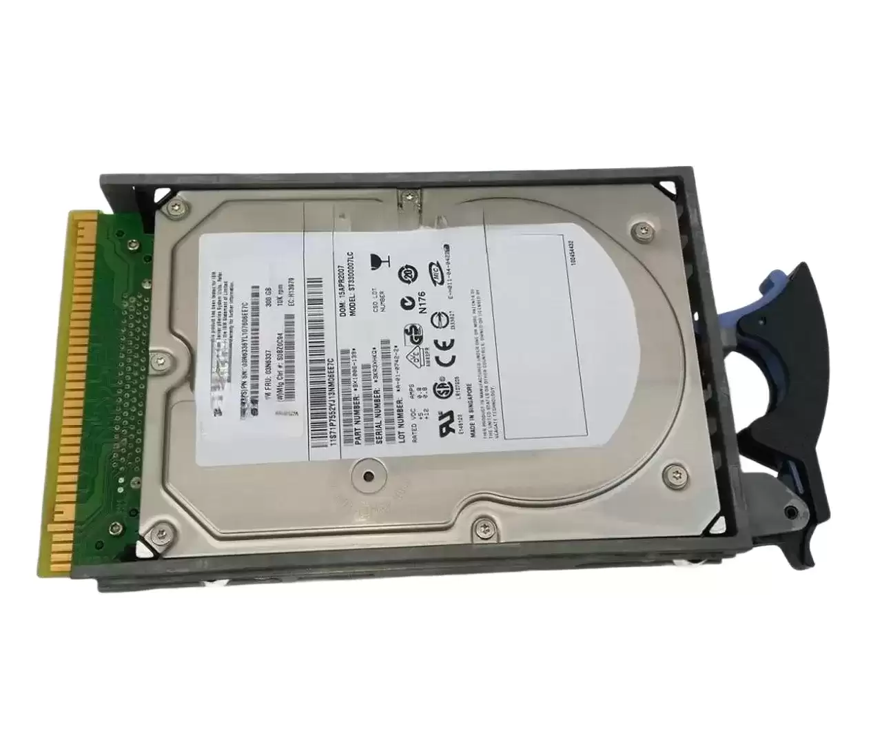 IBM 03N6336 300GB Ultra320 SCSI 10000RPM 3.5inch Internal Hard Drive with Tray for Power Systems