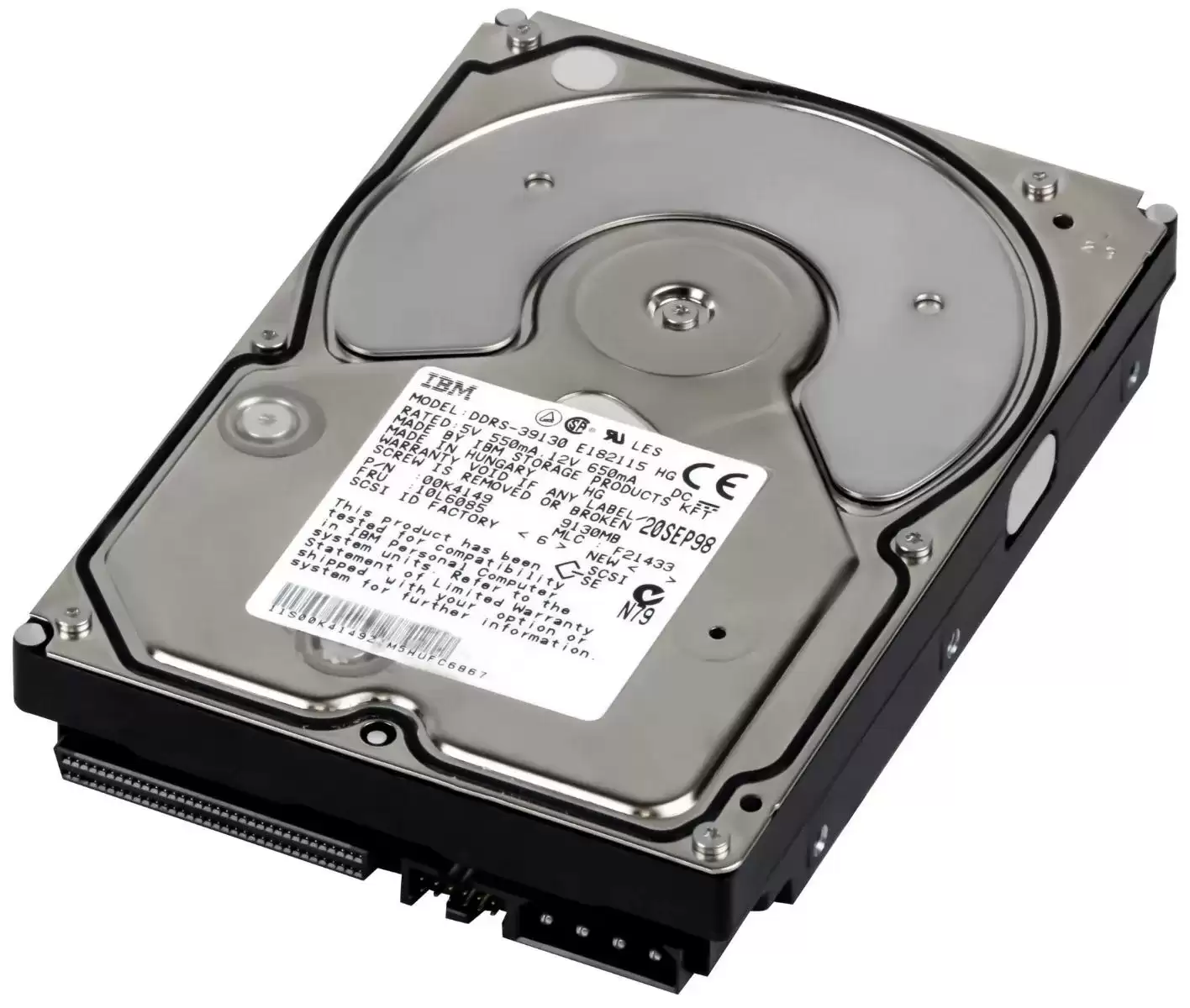 IBM 00K4149 Ultrastar 9ES 9.1GB 7200RPM Ultra Wide SCSI 68Pin 512KB Cache 3.5inch Internal Hard Drive