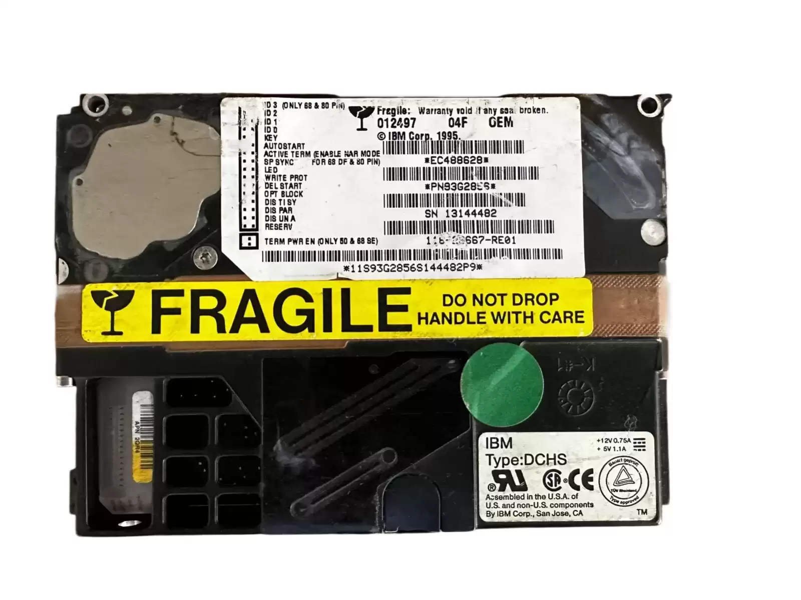 IBM 93G2856 Ultrastar 2XP 4.5GB 7200RPM Fast SCSI 50Pin 512KB Cache 3.5inch Internal Hard Drive