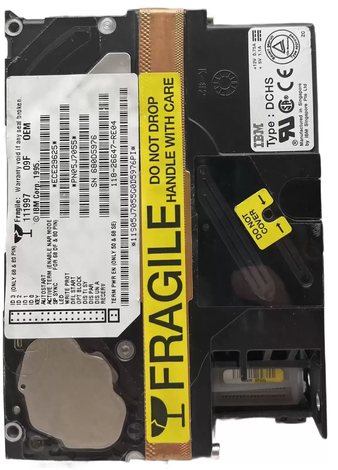 IBM 05J7055 9.1GB 10000RPM Ultra Wide SCSI 50Pin 3.5inch Internal Hard Drive