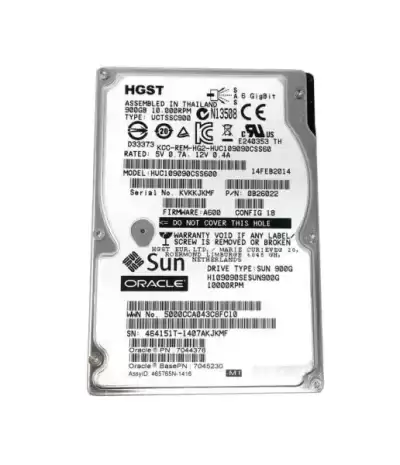 Oracle 900GB SAS 6Gb/s 10000RPM 2.5-inch Internal Hard Drive with Tray 7045230