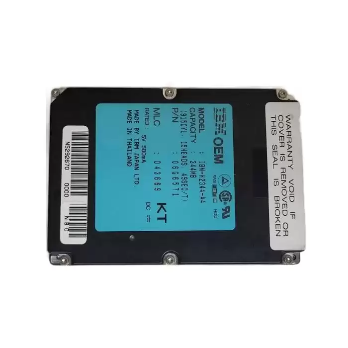 IBM 06G6571 344MB 3800RPM ATA/IDE 32KB Cache 2.5inch Internal Hard Drive