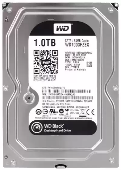 Western Digital Black 1TB SATA 6Gb/s 7200RPM 64MB Cache (Advanced Format) 3.5-inch Internal Hard Dri