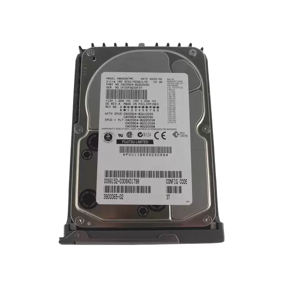 Sun X5243A 36GB 10000RPM Ultra 160 SCSI 3.5 4MB Cache Internal Hard Drive