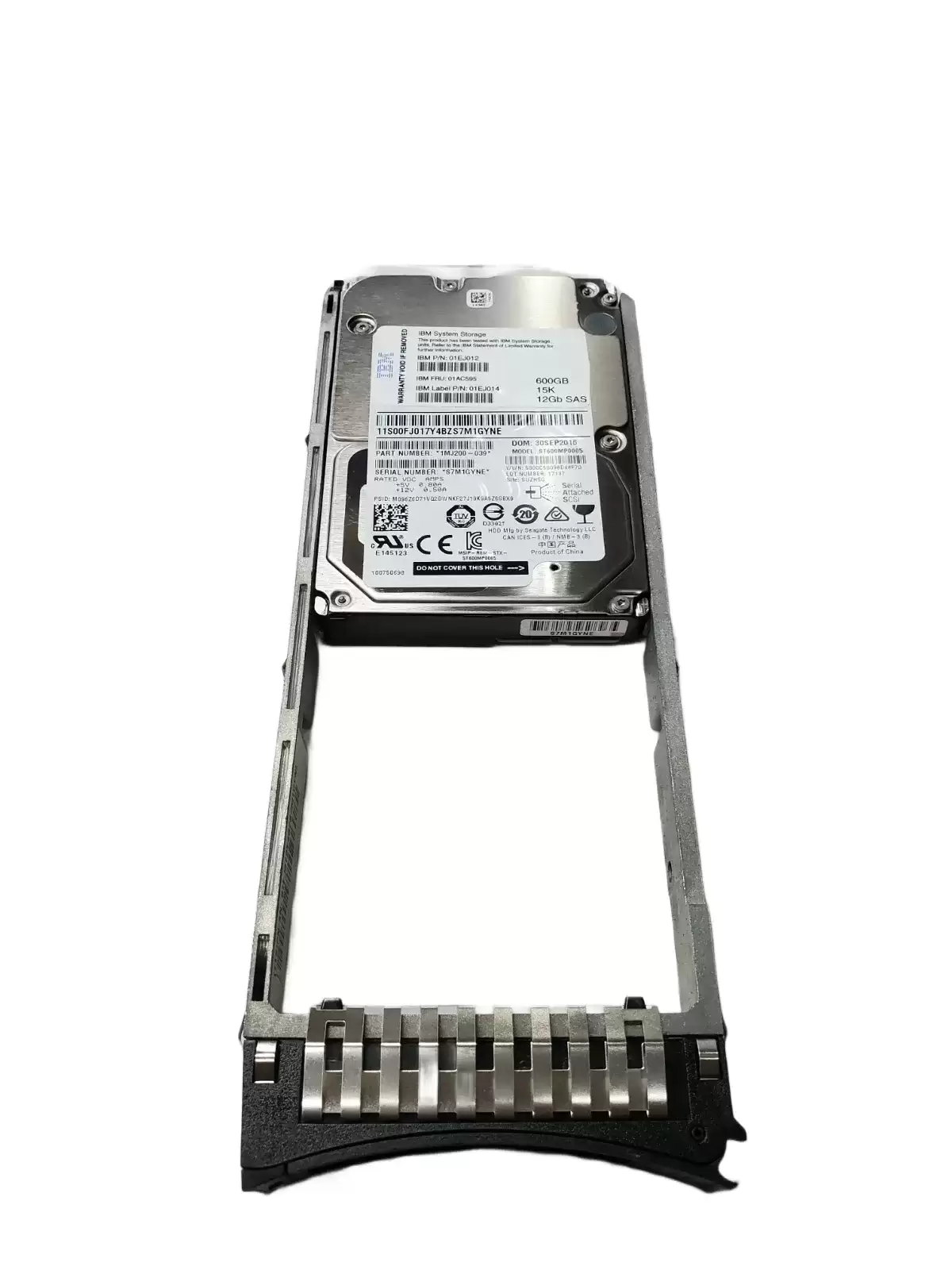 IBM 01EJ014 600GB 15000RPM SAS 12Gb/s 128MB Cache (512n) 2.5inch Internal Hard Drive for Storewize V5000
