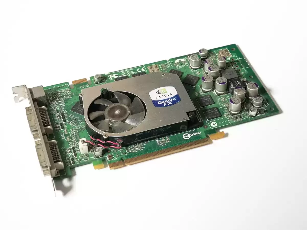 HPE 376006-001 Quadro FX1400 128MB GDDR PCI-Express x16 DVI Video Graphics Card