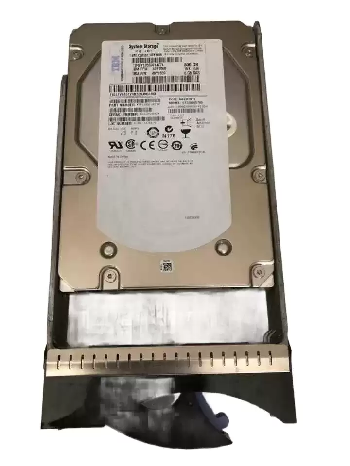IBM 49Y1860 300GB SAS 6Gb/s 15000RPM 3.5inch Internal Hard Drive with Tray for System Storage DS35