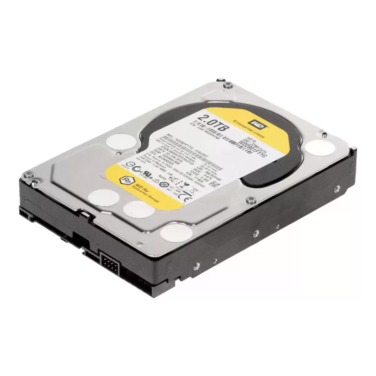 Western Digital WD2001FYYG RE 2TB SAS 6Gb/s 7200RPM 32MB Cache 3.5inch Internal Hard Drive