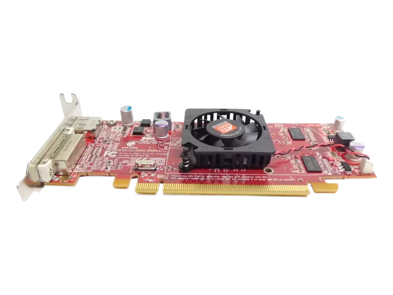 HPE 534547-001 Radeon HD4550 256MB GDDR3 PCI-Express x16 64-Bit DisplayPort DVI Video Graphics Card