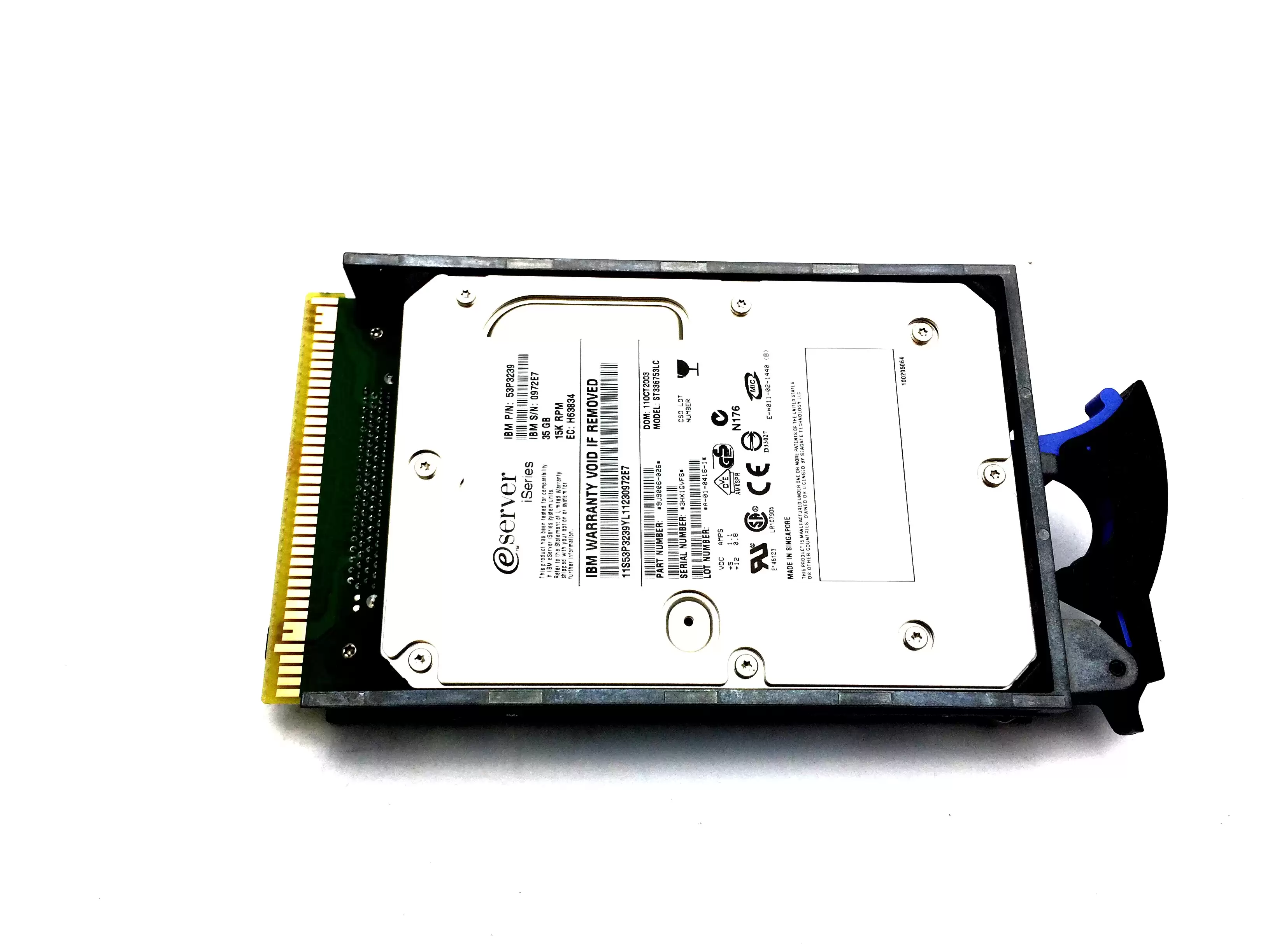 IBM 07N3681 9GB 7200RPM Ultra 160 SCSI 3.5 4MB Cache Ultrastar Internal Hard Drive