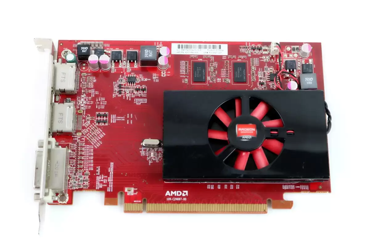 HPE 637184-001 Radeon HD6570 1GB GDDR3 PCI-Express 2.1 x16 DisplayPort DVI Video Graphics Card