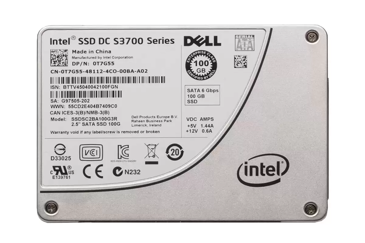 Dell T7G55 100GB SATA 6Gb/s 2.5-inch Solid State Drive For PowerEdge G13