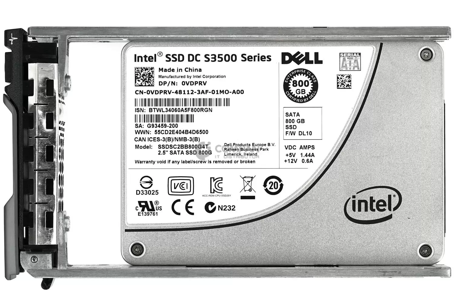 Dell VDPRV 800GB SATA 6Gb/s MLC 2.5-inch Solid State Drive