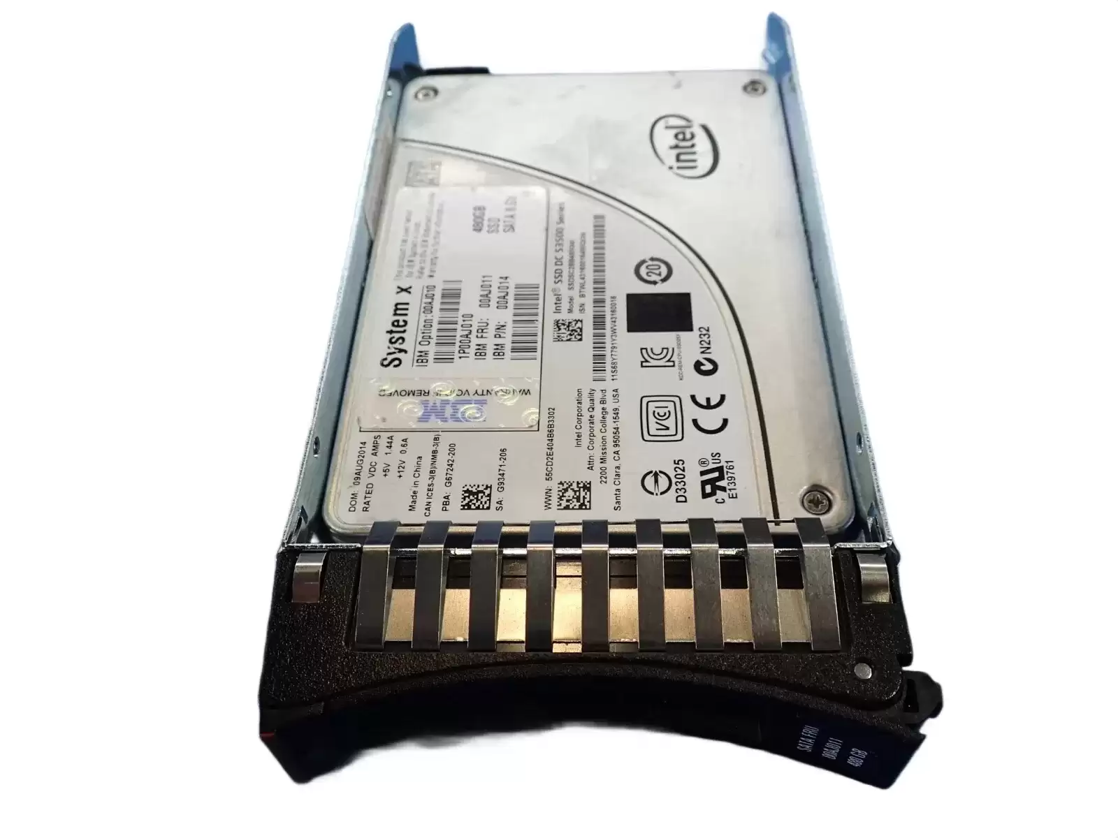 IBM 00AJ011 480GB SATA 6Gb/s Hot Swap Read Intensive MLC 2.5-inch Solid State Drive