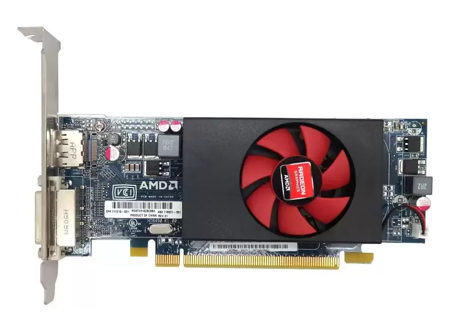 HPE 716521-001 Radeon HD8490 PCI-Express x16 1GB GDDR3 PCI-Express x16 Video Graphics Card