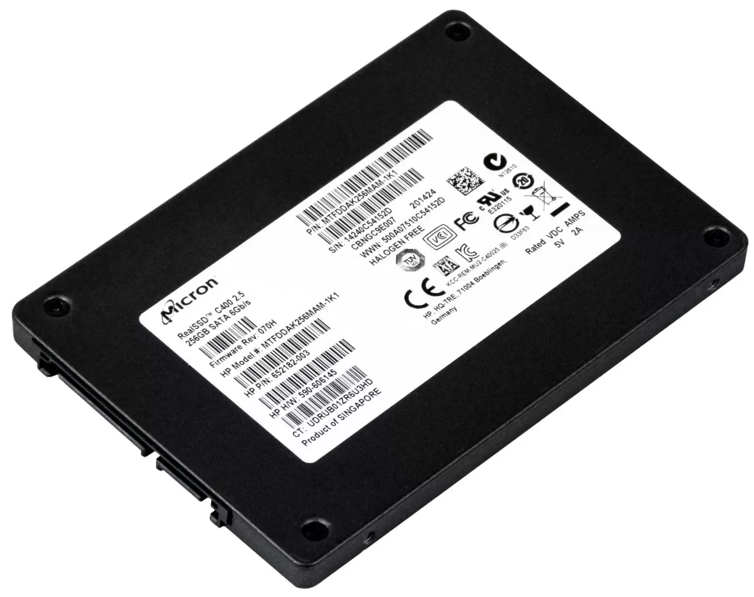 Micron MTFDDAK256MAM-1K1 RealSSD C400 256GB SATA 6Gb/s MLC 2.5-inch Solid State Drive