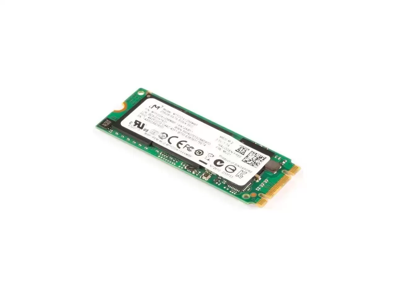 Micron MTFDDAY128MBF-1AN12A M600 128GB SATA 6Gb/s MLC M.2 Solid State Drive