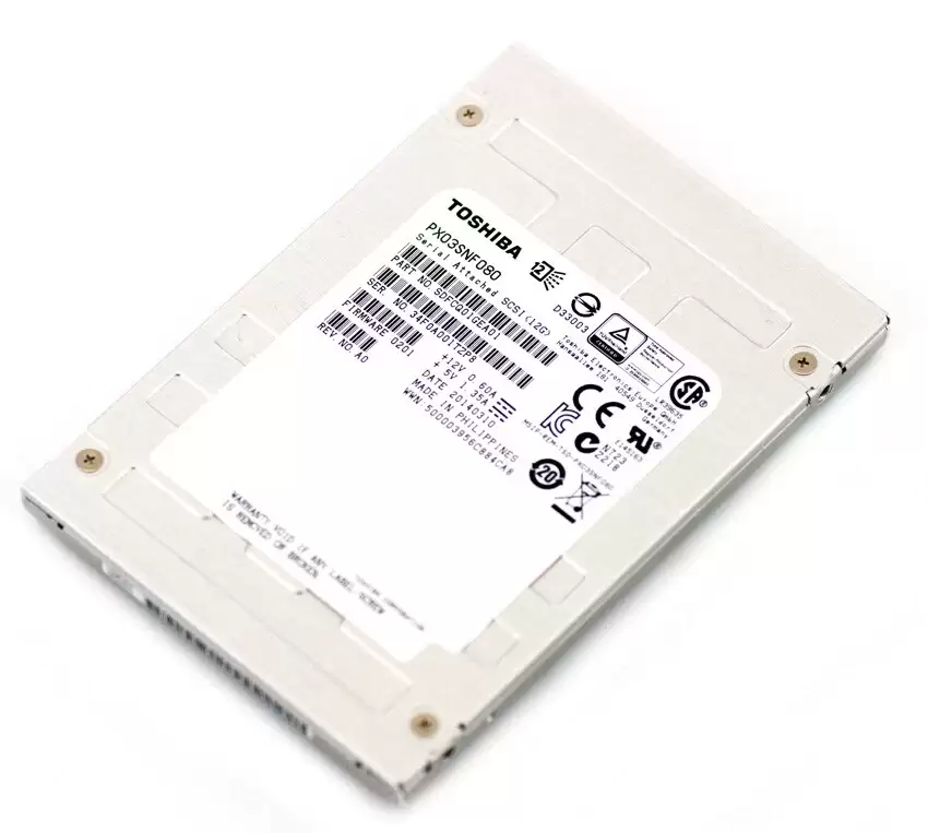 Toshiba PX03SNF080 PX03SN Series 800GB SAS 12Gb/s Read Intensive eMLC PLP 2.5-inch Solid State Drive