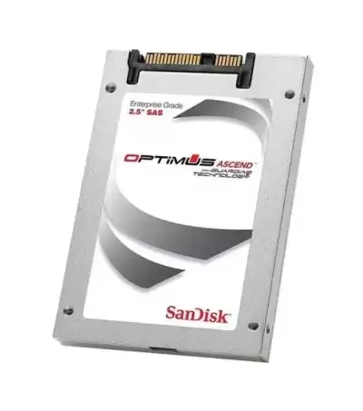 SanDisk Optimus Ascend 400GB eMLC SAS 6Gb/s (PLP) 2.5-inch Solid State Drive (SSD) Mfr P/N SDLKODDM-