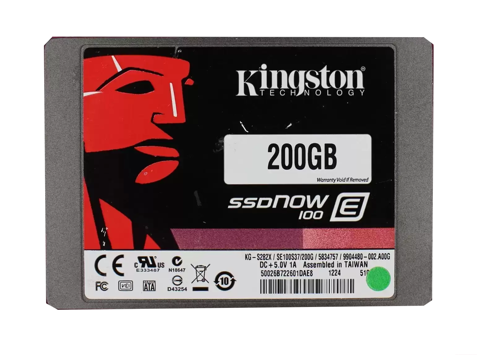Kingston SE100S37/200G SSDNow 200GB SATA 6Gb/s 2D NAND MLC 2.5-inch Solid State Drive