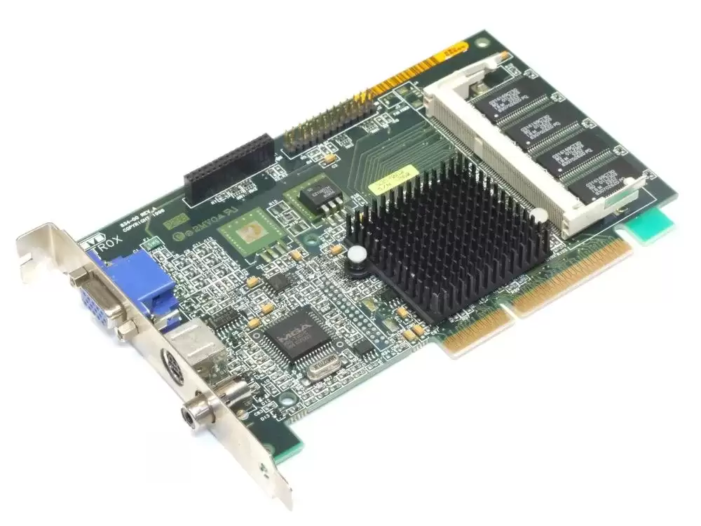 HPE D7518A Millennium G450 32MB GDDR AGP x4 Dual DVI VGA Video Graphics Card