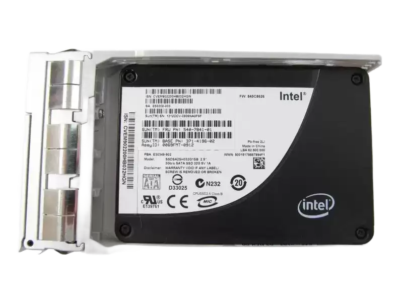 Sun 371-4196 32GB SATA 3Gb/s 2.5-inch Solid State Drive