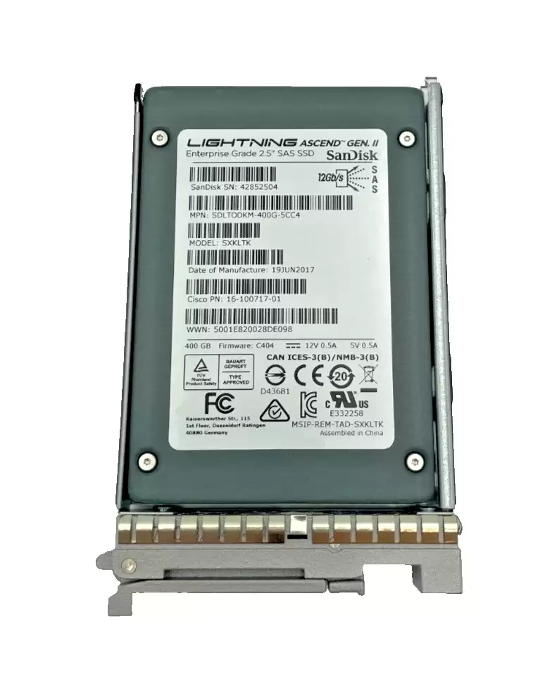 Cisco 16-100717-01 400GB SAS 12Gb/s 2.5-inch Solid State Drive