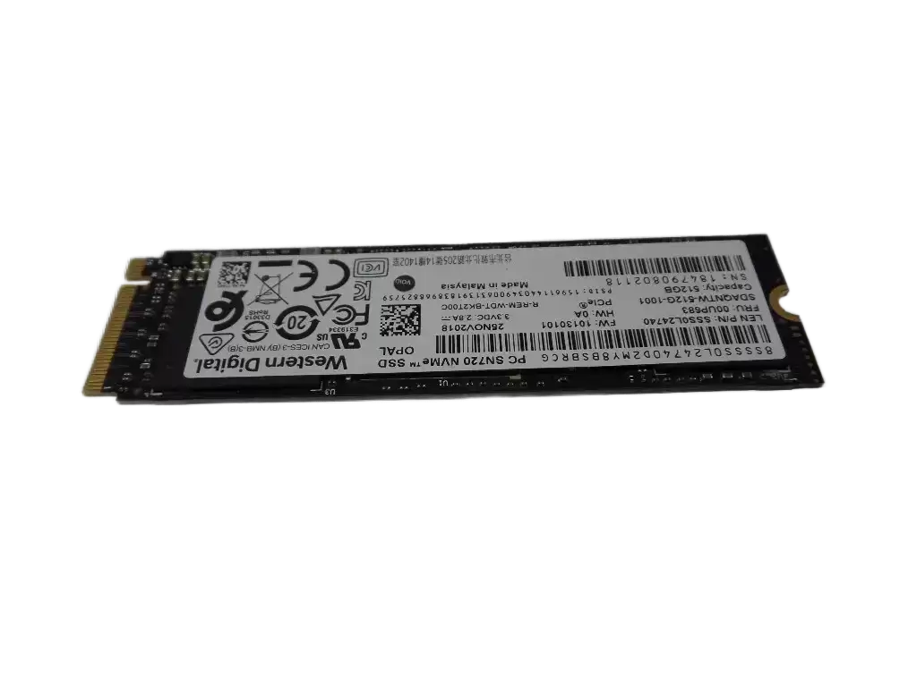 Lenovo 4XB0N10300 512GB PCI-Express 3.0 x4 NVME M.2 Solid State Drive