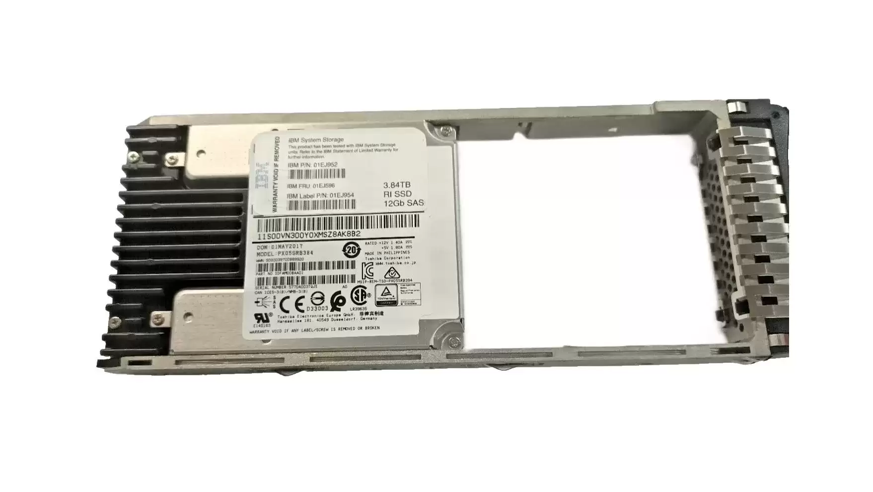 IBM 01EJ596 3.84TB SAS 12Gb/s Hot Swap Read Intensive MLC PLP 2.5-inch Solid State Drive