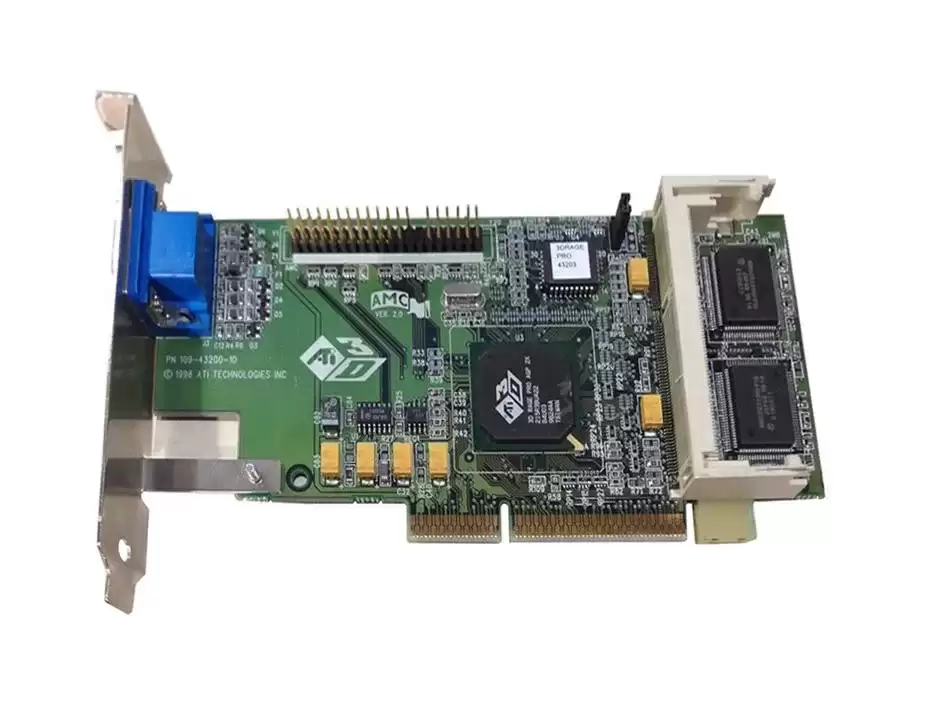 ATI 024-21000-0160 Rage Pro Turbo 4MB SDRAM AGP VGA Video Graphics Card