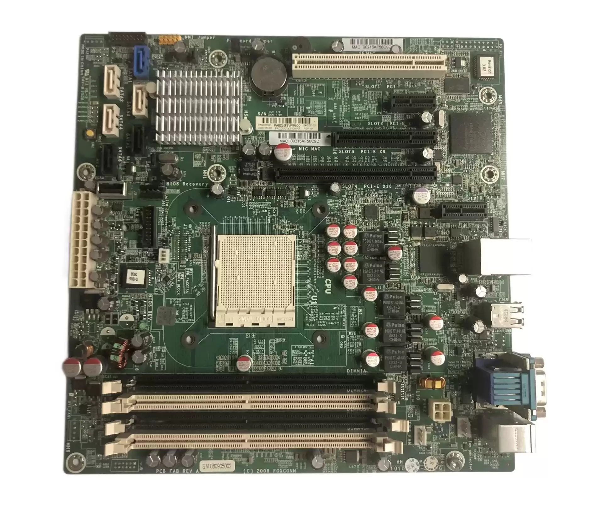 HPE 480505-001 Motherboard For ProLiant ML115G5 Server