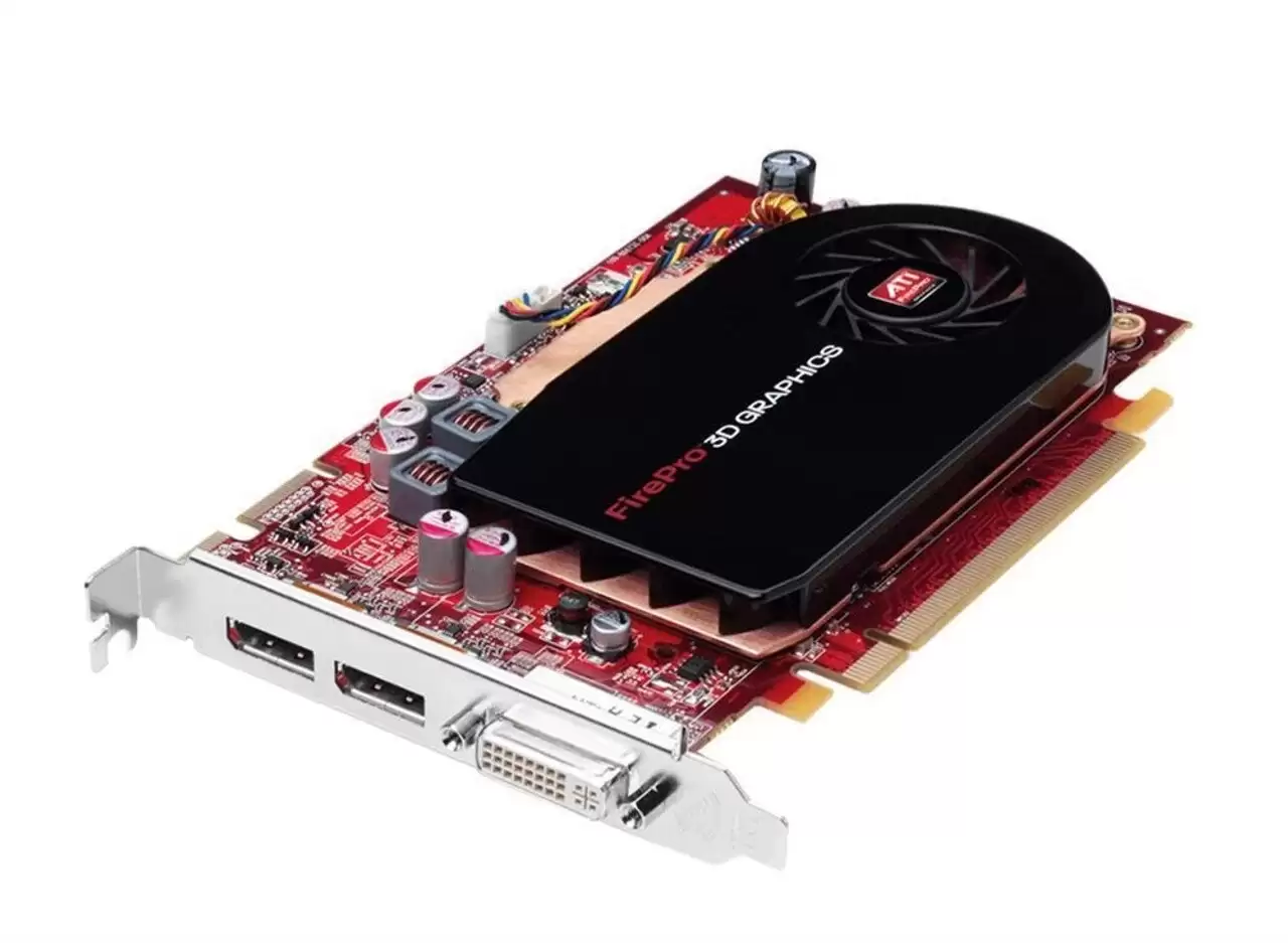 HPE 508280-001 ATI FirePro 3D 512MB GDDR3 PCI-Express x16 128-Bit DisplayPort DVI Graphics Card