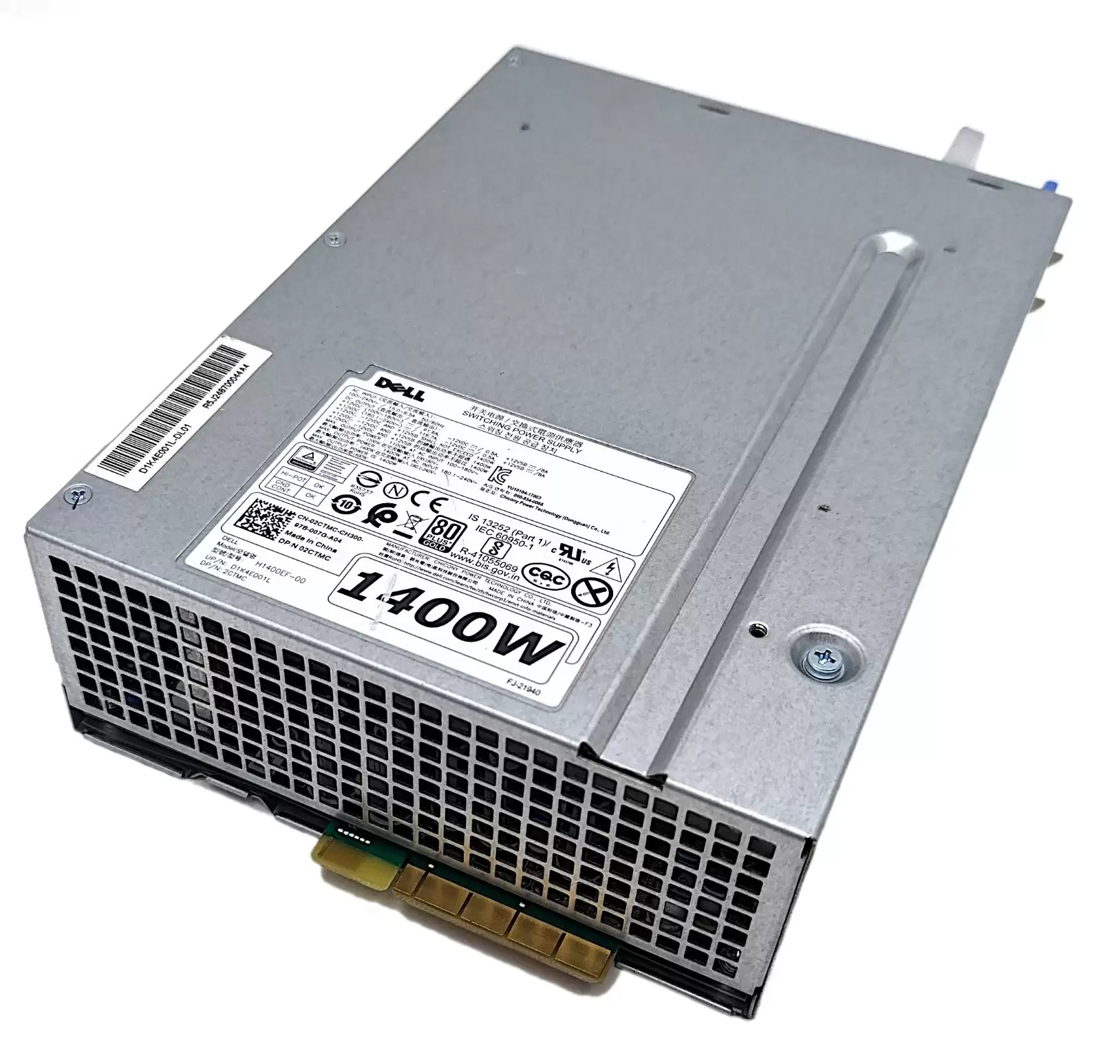 Dell 02CTMC 1400-Watts 80 Plus Gold Hot Swap Power Supply for Precision T7820 and T7920