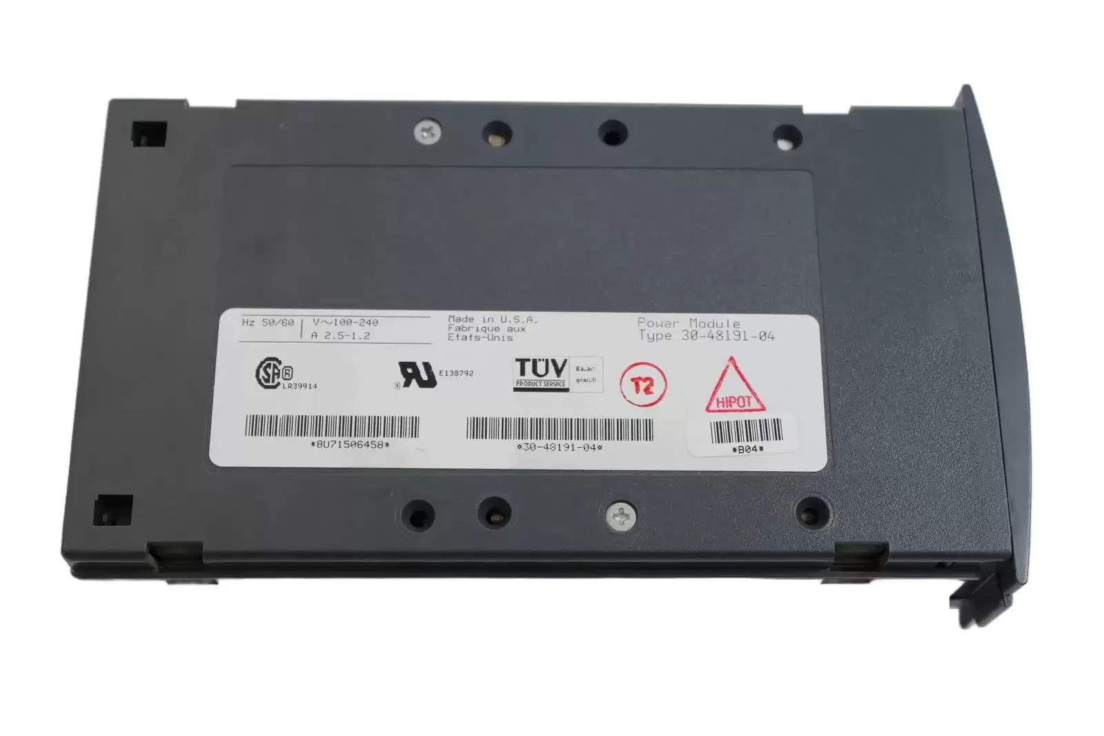 HPE 30-48191-04 180-Watts Hot Swap AC Power Supply for StorageWorks BA356 and BA35X