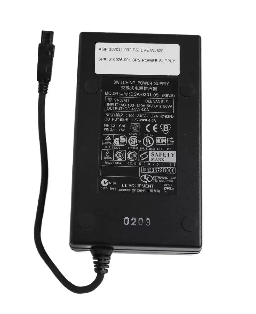 HPE 310026-001 100-240V Switching AC Power Supply