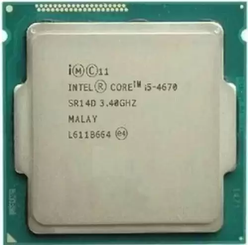 Intel SR14D Core i5-4670 Quad-Core 3.40GHz 5GT/s 6MB L3 Cache Socket LGA1150 Processor