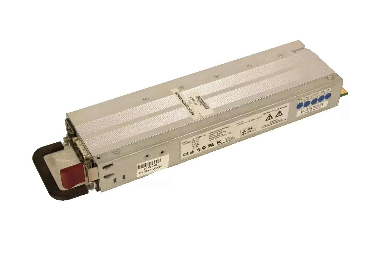 HPE 338887-001 400-Watts 48V DC Power Supply for ProLiant DL360 G3