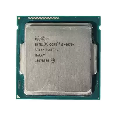 Intel BX80646I54670K Core i5-4670K Quad-Core 3.40GHz 5GT/s 6MB L3 Cache Socket LGA1150 Processor