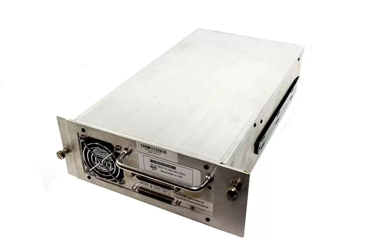 Dell YY806 PowerVault 136T 200GB (Native) / 400GB (Compressed) LTO-2 SCSI LVD Loader Module Tape Drive