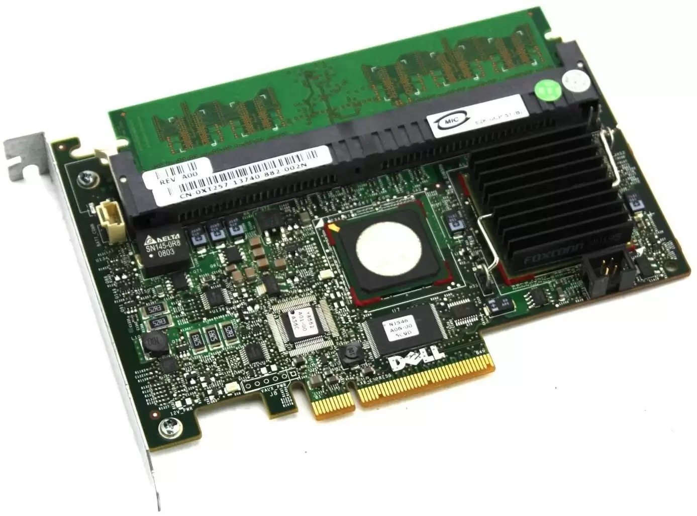 Dell XT257 PERC 5I Dual Channel SAS 256MB Cache PCI-Express x8 RAID Controller Card